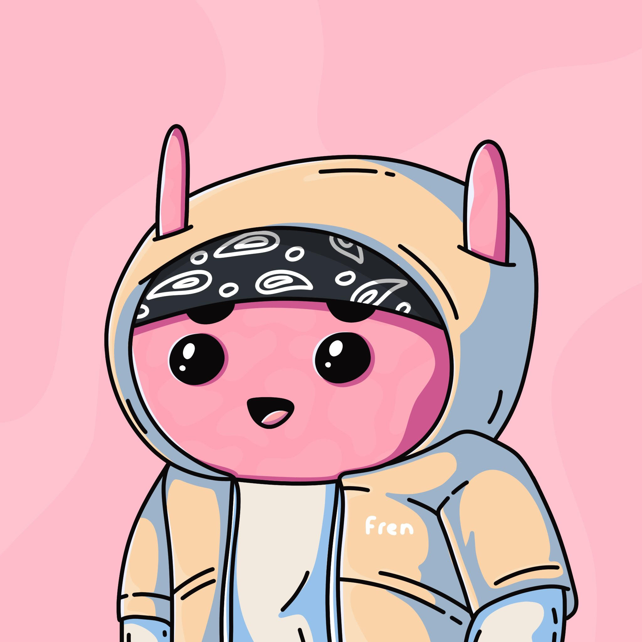 Pink Hooded Fren